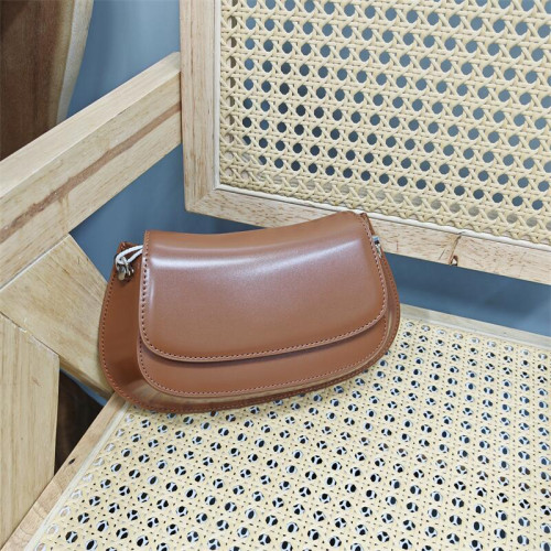 2025新款真皮女包納帕牛皮馬鞍包單肩斜背小方包時尚百搭腋下包女