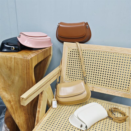 2025新款真皮女包納帕牛皮馬鞍包單肩斜背小方包時尚百搭腋下包女