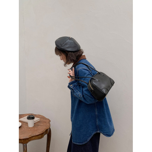 Micocah「時刻優雅」大容量包包新款腋下包女長柄保齡球包百搭