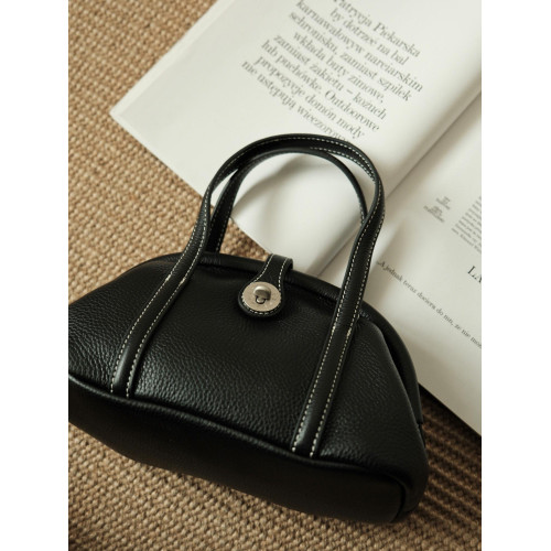 【EZRO】一作 小衆設計真皮頭層牛皮餃子包馬鞍斜背女包時髦新款