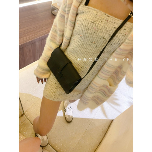 真皮H單肩斜背小包經典抽帶手拿包晚宴包時尚手機包信封包小方包