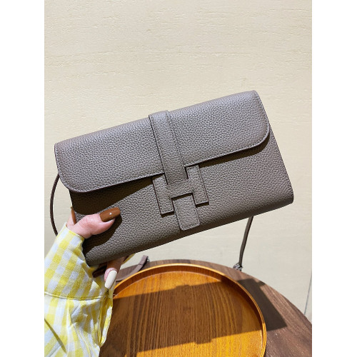 真皮H單肩斜背小包經典抽帶手拿包晚宴包時尚手機包信封包小方包