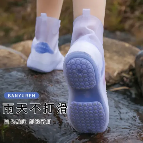 雨鞋套防水防滑矽膠女士成人加厚耐磨可攜式女款水鞋雨天學生雨靴
