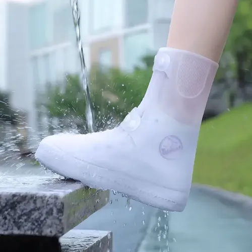 雨鞋套防水防滑矽膠女士成人加厚耐磨可攜式女款水鞋雨天學生雨靴