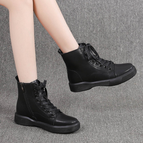 美拉德風馬丁靴女英倫復古2025冬季新款女短靴厚底防滑大碼女靴子 美拉德風馬丁靴女英倫復古2025冬季新款女短靴厚底防滑大碼女靴子