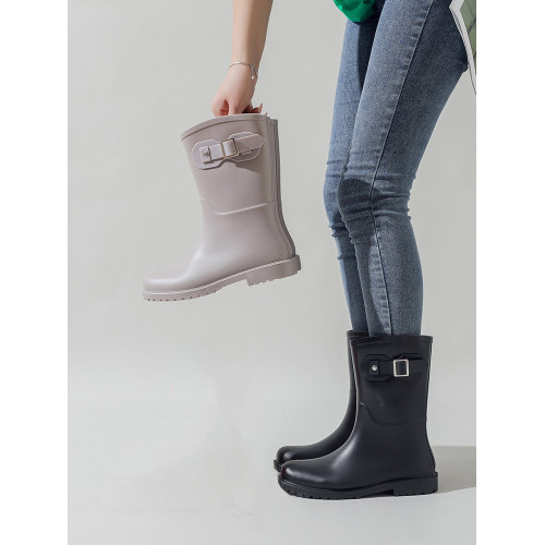 雲鑽雨鞋女時尚款外穿成人雨靴中筒貼花套鞋防滑防水膠鞋輕便水鞋 雲鑽雨鞋女時尚款外穿成人雨靴中筒貼花套鞋防滑防水膠鞋輕便水鞋