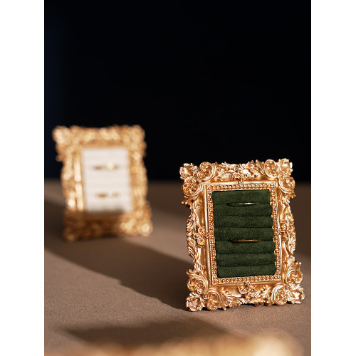 首飾展示架復古相框戒指收納盤飾品珠寶店鋪陳列拍攝道具家用擺件