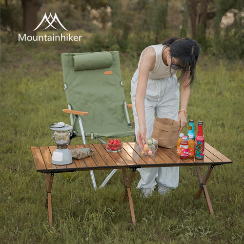 山之客戶外折曡桌子可攜式超輕桌椅野營野餐桌子蛋卷桌露營裝備
