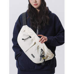 2025新款潮酷大容量胸包男士運動騎行單肩後後後背包工裝出行斜後後背包女