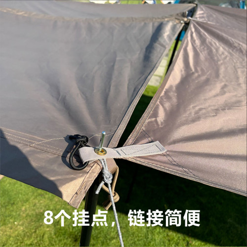 屋脊13延伸天幕屋脊拓展配件遮陽防風側邊配套電影幕布黑膠天幕