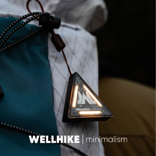 WELLHIKE戶外戰術三角燈SWS夜燈徽章警示裝飾露營氛圍迷你小掛燈