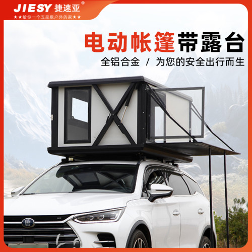 捷速亞電動全自動車頂帳篷帶露台陽台遙控硬殼升車用床睡眠倉折曡 捷速亞電動全自動車頂帳篷帶露台陽台遙控硬殼升車用床睡眠倉折曡
