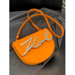 2025早春新款韓版時尚字母單肩腋下包小衆設計半圓馬鞍包斜後後背包女