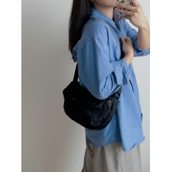 新款進口超輕防水牛津布包包女百搭單肩斜後後背包尼龍輕便實用馬鞍包