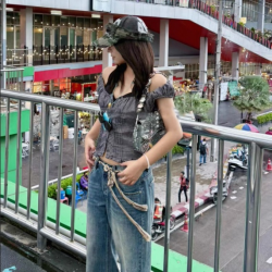 復古塗鴉馬鞍包女單肩斜背手提包通勤個性腋下包表盤百搭郵差包潮