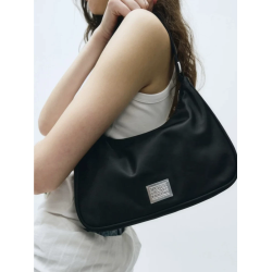 車靜媛同款包包2026新款休閒百搭金屬小標百搭腋下包單肩手提包女