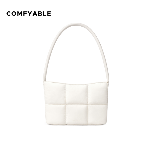 Comfyable腋下包女式磁吸單肩包通勤簡約輕便適用iPadmini7/6白色