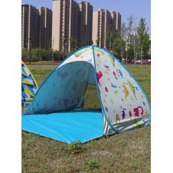 帳篷戶外成人海邊沙灘遮陽可攜式幼兒園兒童傘露營簡易折曡防帳篷