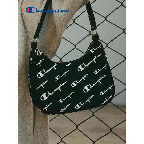 Champion冠軍腋下包女潮牌滿印老花單肩包老錢風後後背包通勤手提包