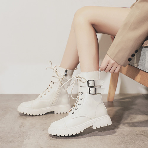 黑色馬丁靴2025年新款女秋季單靴大碼女靴41—43英倫短靴春秋鞋子 黑色馬丁靴2025年新款女秋季單靴大碼女靴41—43英倫短靴春秋鞋子