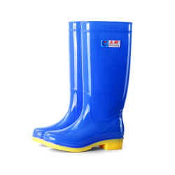 正群高筒時尚女雨靴夏季速乾無網布海邊養殖膠鞋純膠無裡布水鞋女
