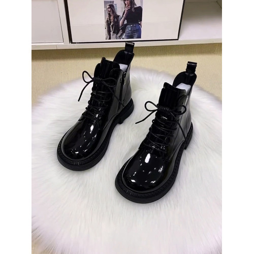 超火馬丁靴女平底真皮新款漆皮芒果頭時尚短靴冬加絨棉靴秋單靴子 超火馬丁靴女平底真皮新款漆皮芒果頭時尚短靴冬加絨棉靴秋單靴子