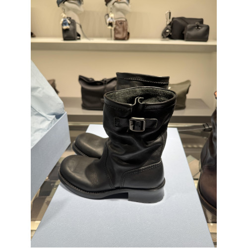 羊皮版~復古真皮厚底馬丁靴女秋2025新款堆堆中筒靴寬筒騎士短靴 羊皮版~復古真皮厚底馬丁靴女秋2025新款堆堆中筒靴寬筒騎士短靴