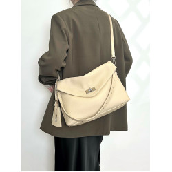 2026新款凱莉包擦色牛皮包包百搭通勤單肩腋下大容量女郵差包