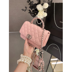 I.TELLE小香風菱格鏈條包包女2025新款百搭單肩斜後後背包手提小方包