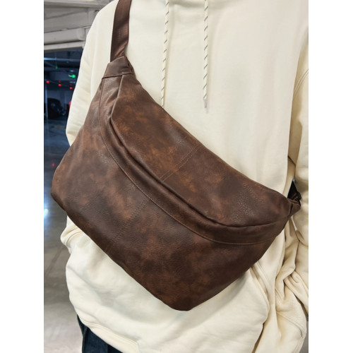 復古胸包男簡約時尚斜後後背包男包休閒單肩包運動餃子包大容量通勤包 復古胸包男簡約時尚斜後後背包男包休閒單肩包運動餃子包大容量通勤包