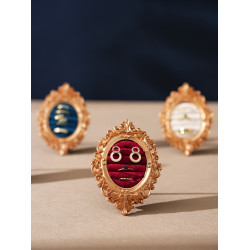 首飾展示架橢圓相框復古戒指收納盤飾品店鋪陳列拍攝道具家用擺件