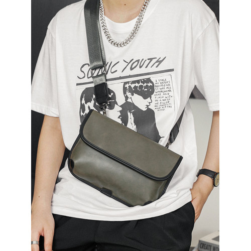 男女情侶新款虎頭包小胸包 韓版男包休閒時尚小挎包單肩斜背潮包