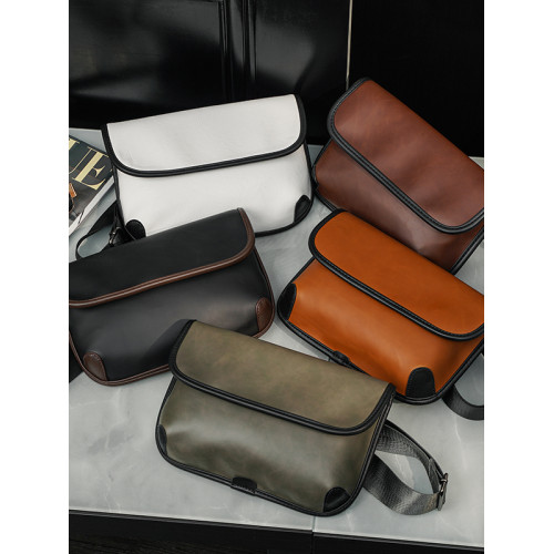 男女情侶新款虎頭包小胸包 韓版男包休閒時尚小挎包單肩斜背潮包