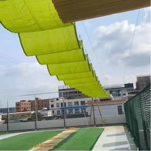 新款遮陽網遮陽帆戶外遮陽天幕高級住宅庭院泳池幼兒園隱私