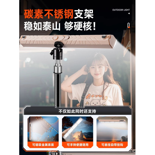 戶外露營燈強光超長續航可攜式充電照明應急燈多功能野外營地燈