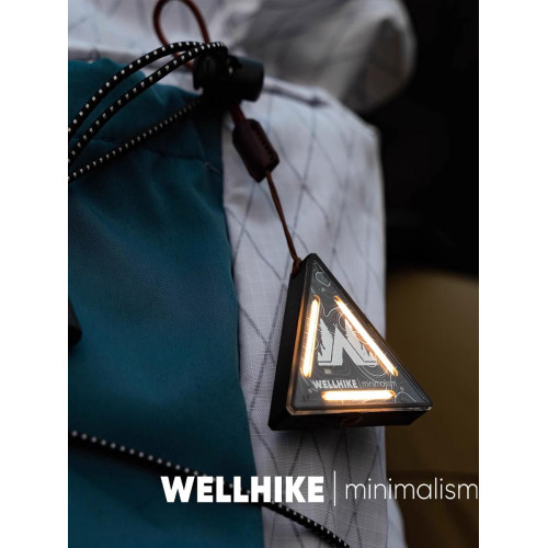 WELLHIKE戶外戰術三角燈SWS夜燈徽章警示裝飾 露營騎行迷你小掛燈