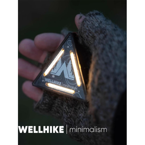 WELLHIKE戶外戰術三角燈SWS夜燈徽章警示裝飾 露營騎行迷你小掛燈