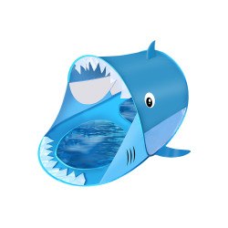 全自動免搭建兒童沙灘帳篷小孩海邊防曬雙人遊戯屋戯水鯊魚遮陽棚