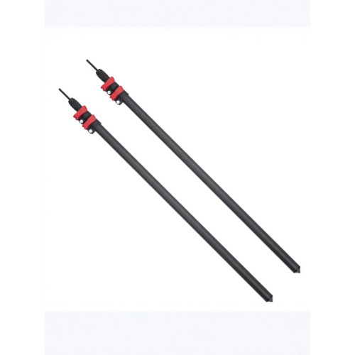 黑膠天幕桿碳纖維帳篷門廳支撐桿露營超長營柱延伸支架加粗加硬桿