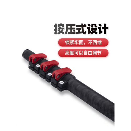 黑膠天幕桿碳纖維帳篷門廳支撐桿露營超長營柱延伸支架加粗加硬桿