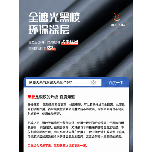 原始人防曬黑膠天幕戶外露營帳篷遮陽可攜式野營蝶形野餐六角超大