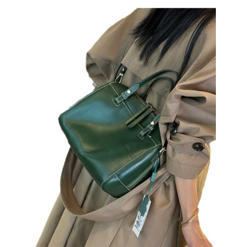 氣質女士新款真皮波士頓枕頭包女斜後後背包質感洋氣植鞣頭層牛皮女包 氣質女士新款真皮波士頓枕頭包女斜後後背包質感洋氣植鞣頭層牛皮女包