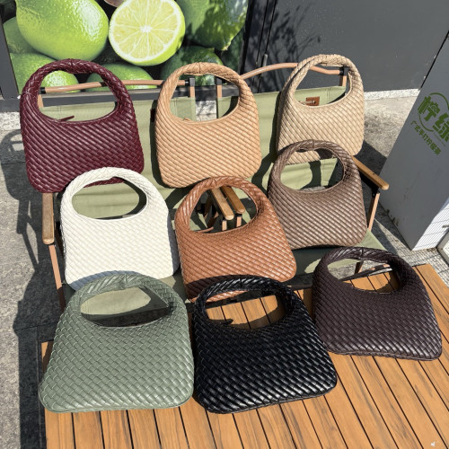 B家手工牛皮編織真皮女包Veneta手提肩後後背包HOBO單肩腋下手拿小包