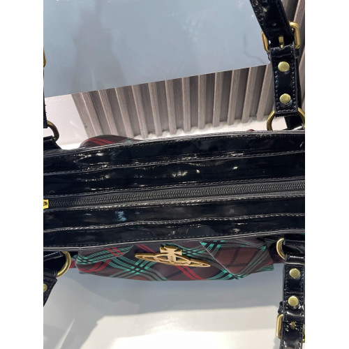 西西西土星托特包女中古款格紋腋下包女高級感2026新款保齡球包