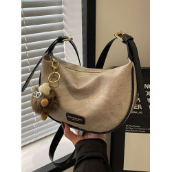 小衆設計馬鞍包斜後後背包百搭小包包女2025新款高級質感通勤餃子包