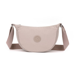 牛津布單肩斜後後背包女士休閒時尚防水尼龍旅遊包餃子包帆布媽咪包