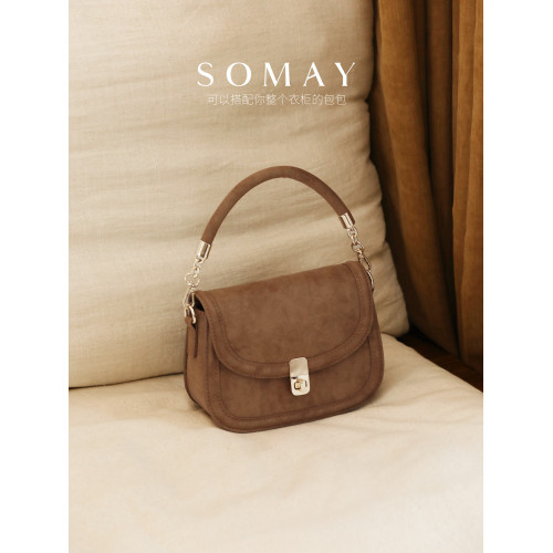 馬鞍包包女士2026新款超火百搭單肩斜後後背包高級感小衆設計手提女包 馬鞍包包女士2026新款超火百搭單肩斜後後背包高級感小衆設計手提女包