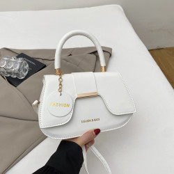 2026新款休閒女式馬鞍包女黑色時尚百搭手提包小衆高級感單肩包