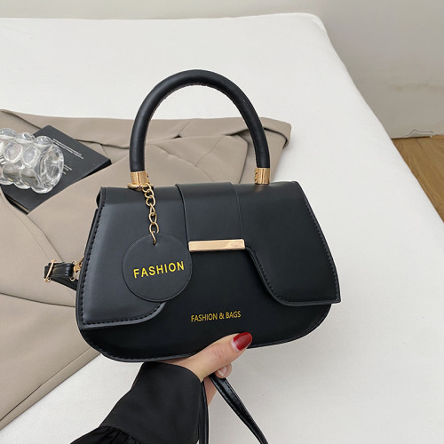 2026新款休閒女式馬鞍包女黑色時尚百搭手提包小衆高級感單肩包 2026新款休閒女式馬鞍包女黑色時尚百搭手提包小衆高級感單肩包