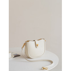 小衆輕奢包包女2025新款高級感復古半圓馬鞍包百搭單肩斜背腋下包